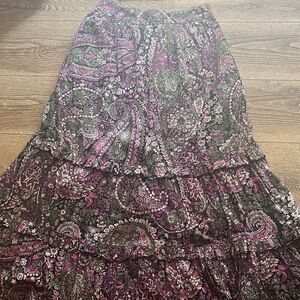 Cleobella Multicolor Paisley Maxi Skirt Darcy Ankle